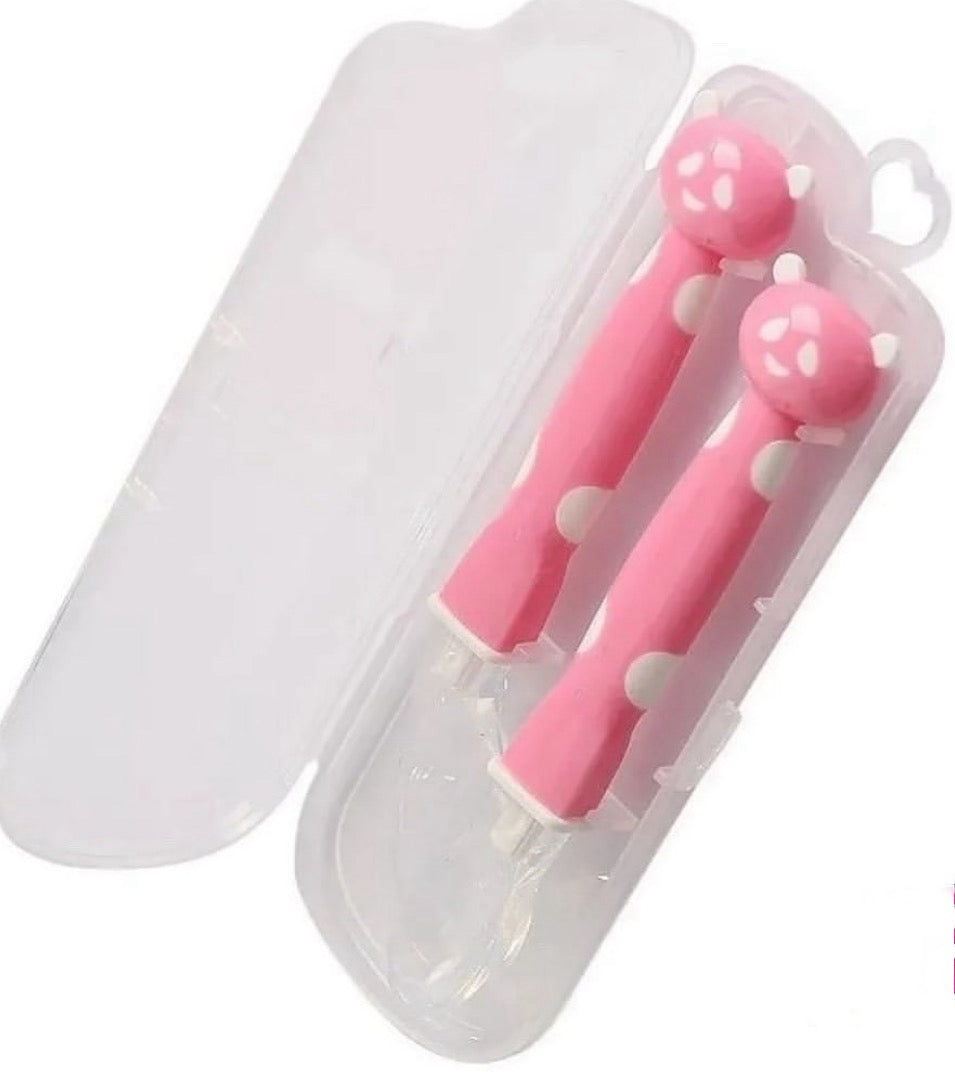 Set Cucharas Entrenamiento Silicona