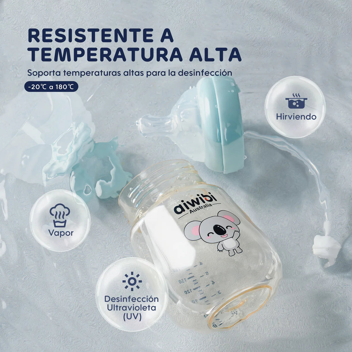 Mamadera antigases RN 120 ml