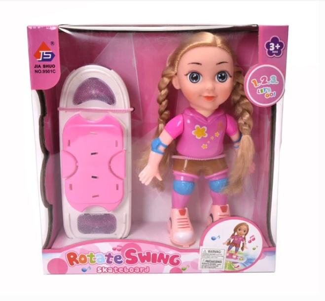 Muñeca skateboard