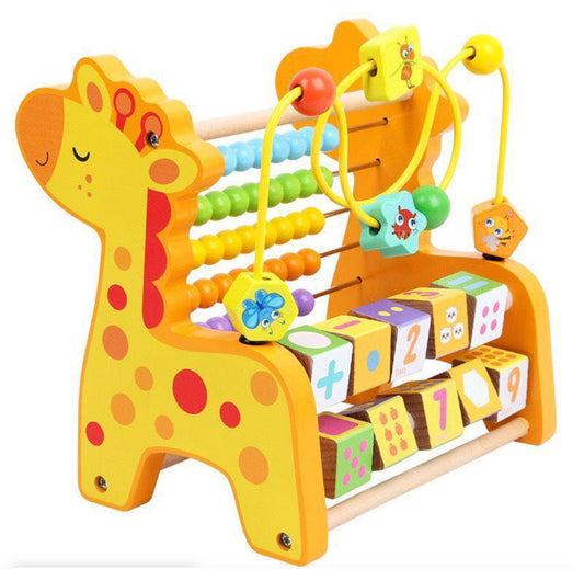 Juego didáctico de jirafa