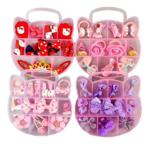 Set de pinches con caja