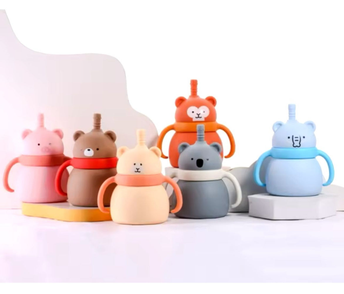 Vaso de silicona animales