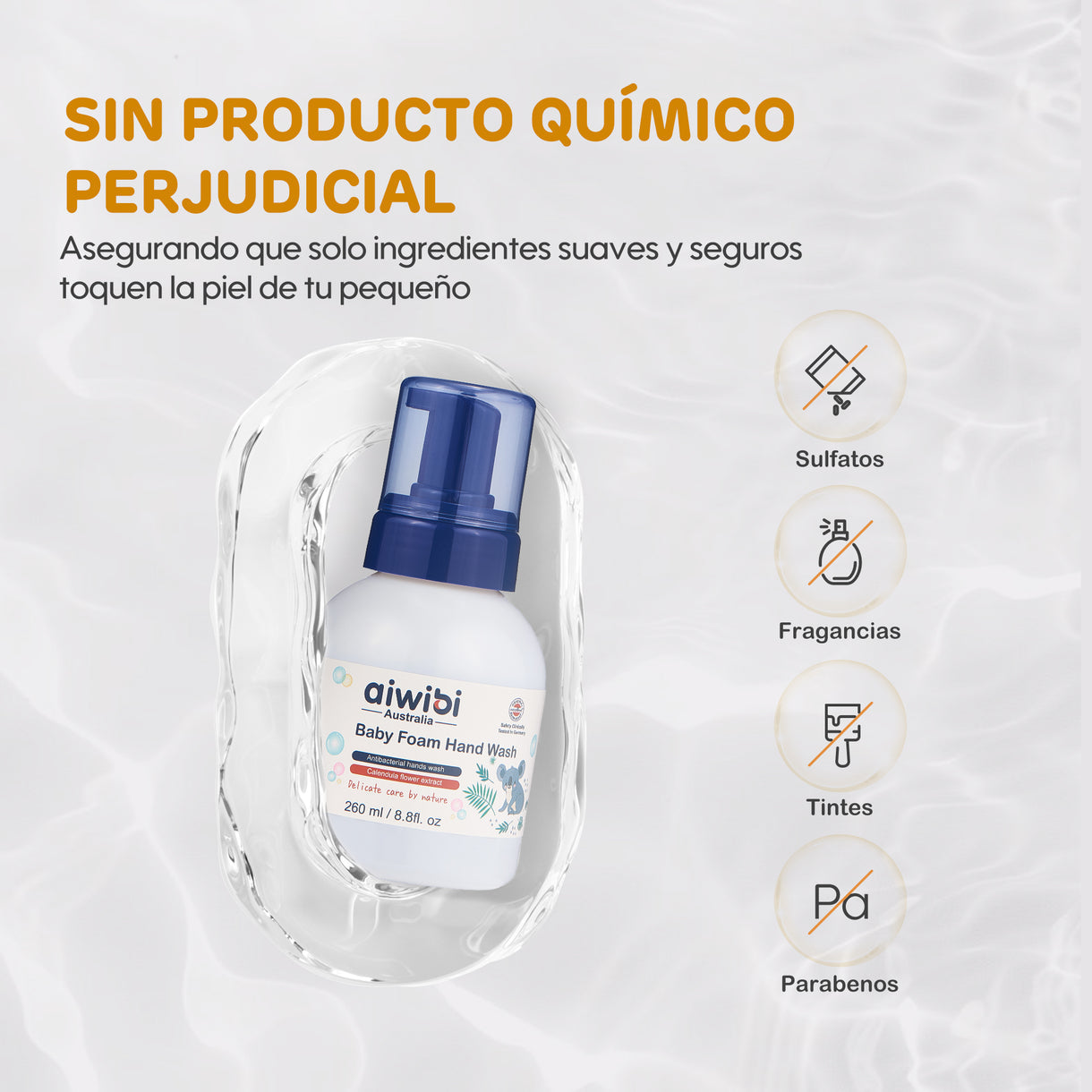 Jabón de espuma para manos