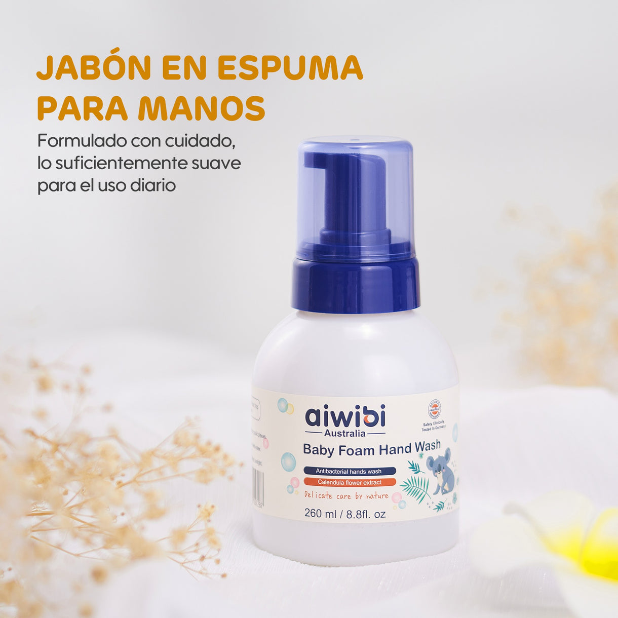 Jabón de espuma para manos