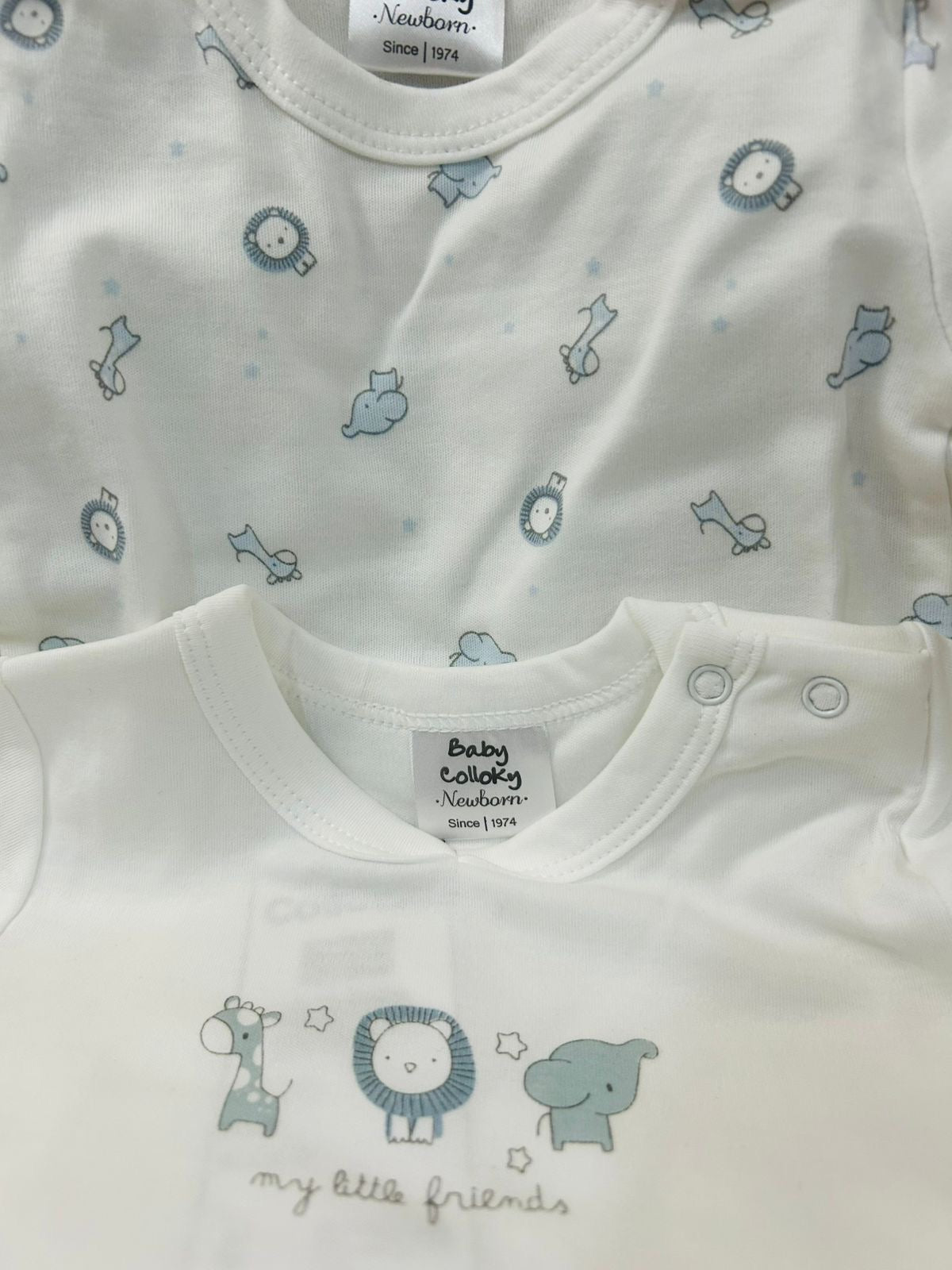 Pack x2 de bodys Colloky 6-9 meses