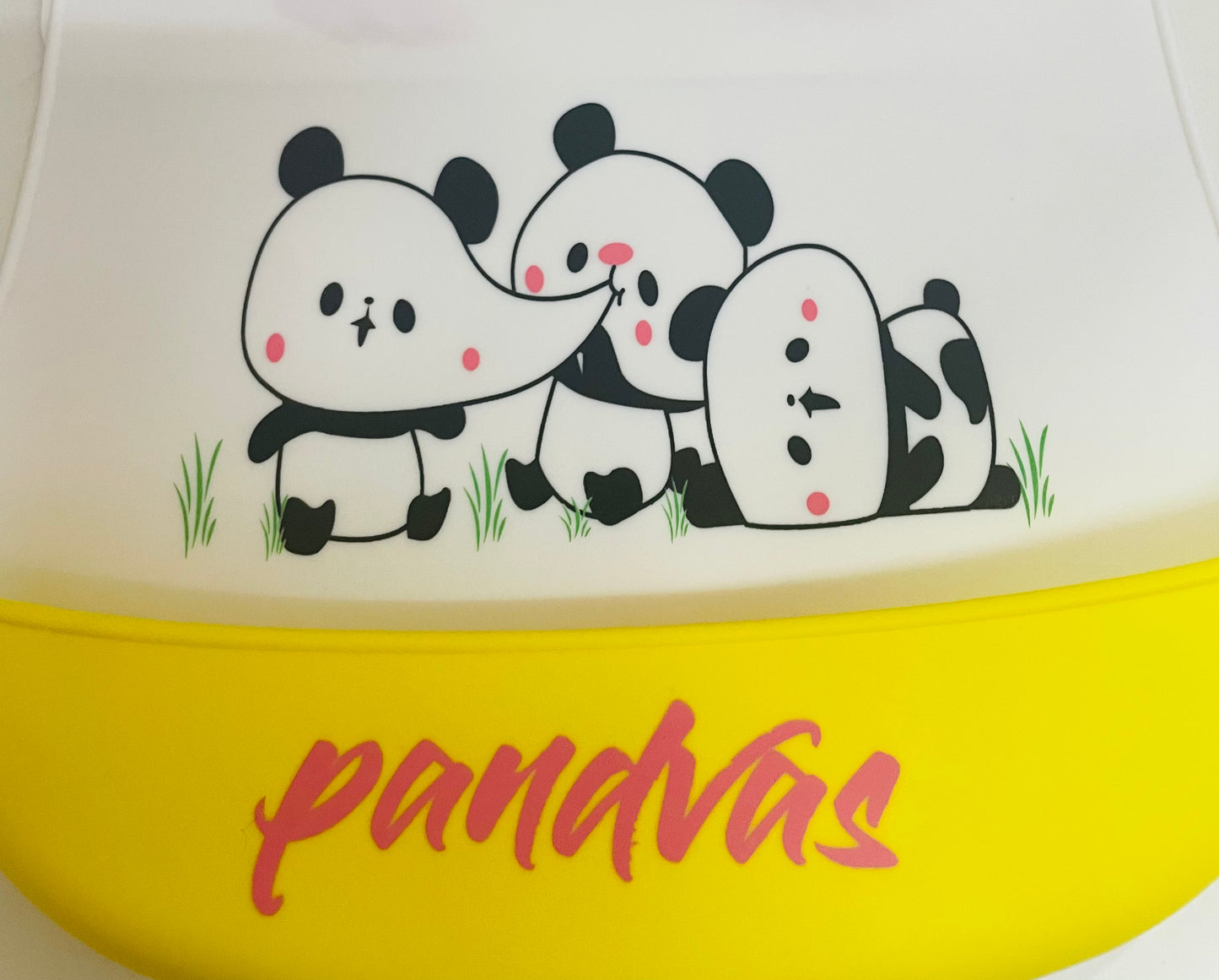 Babero Silicona con recipiente