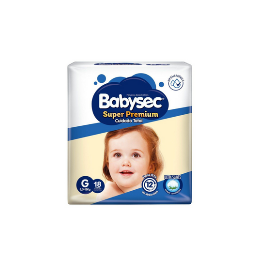 Pañales Babysec Super Premium