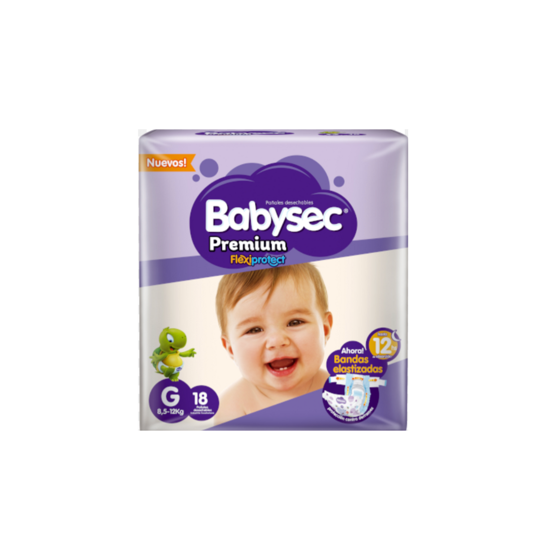 Pañales Babysec Premium