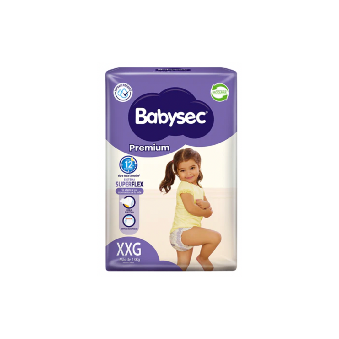 Pañales Babysec Premium