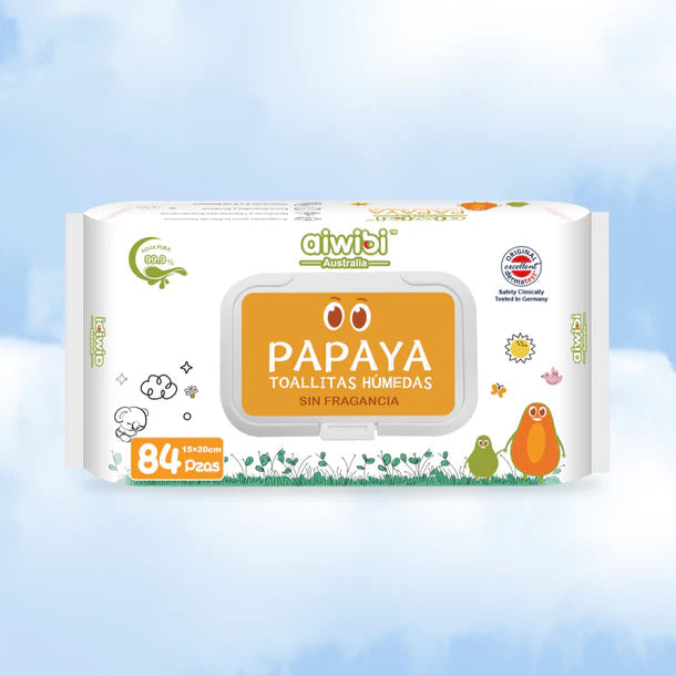 Toalla húmeda aiwibi papaya