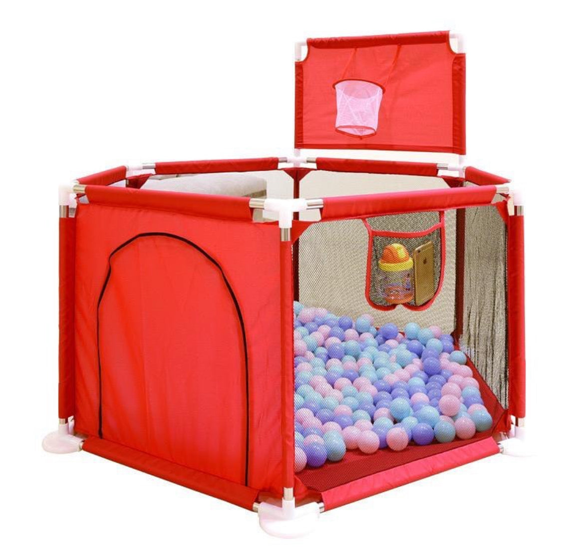 Corral con pelotas