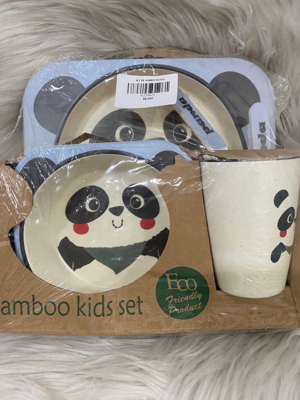 Plato de bambú