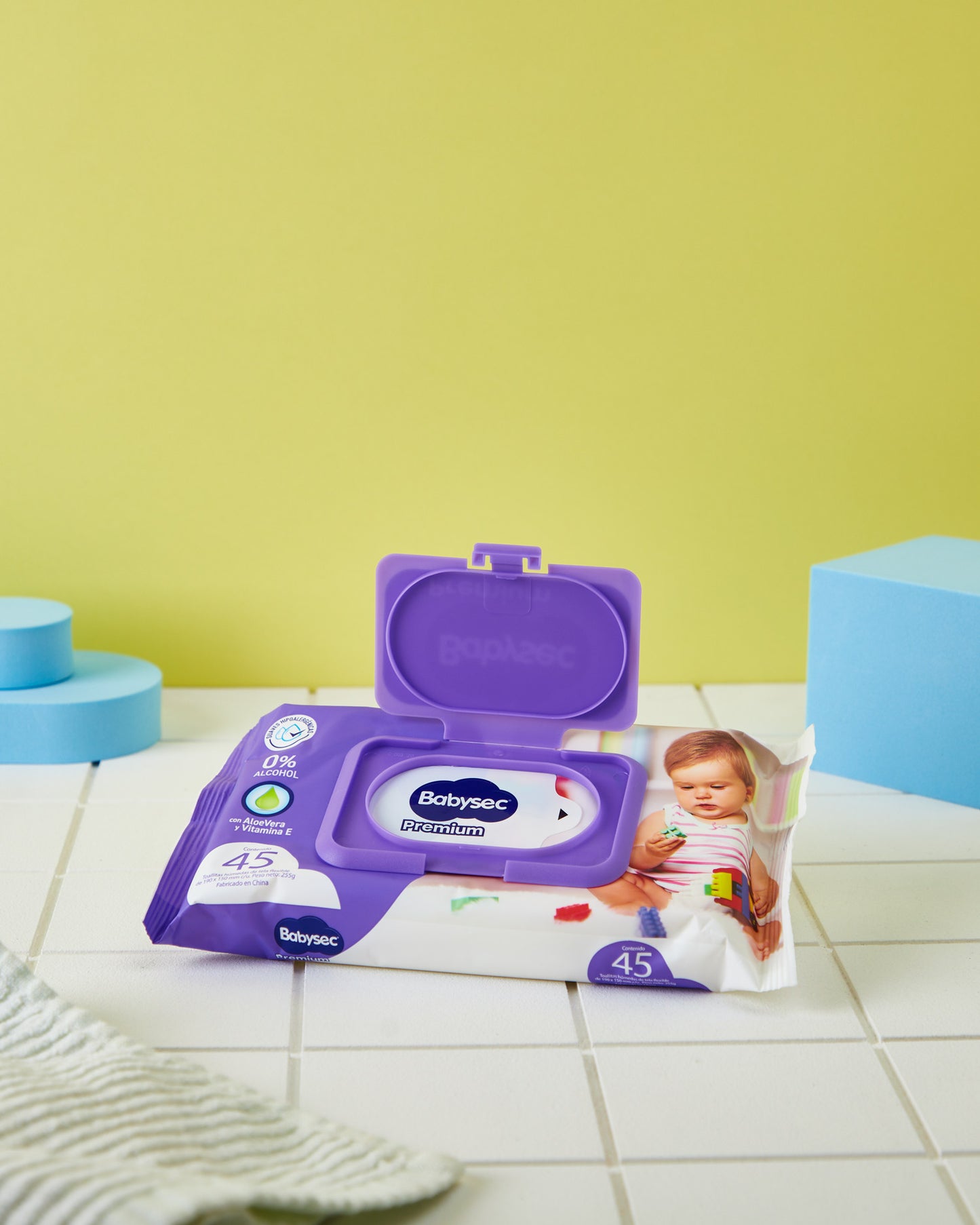 Toallitas húmedas Babysec Premium (45 unidades)