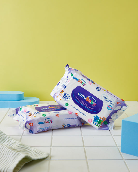 Pack toallitas húmedas Emubaby (160 unidades)