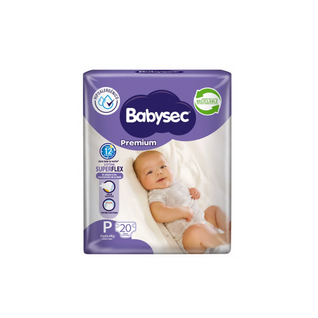 Pañales Babysec Premium