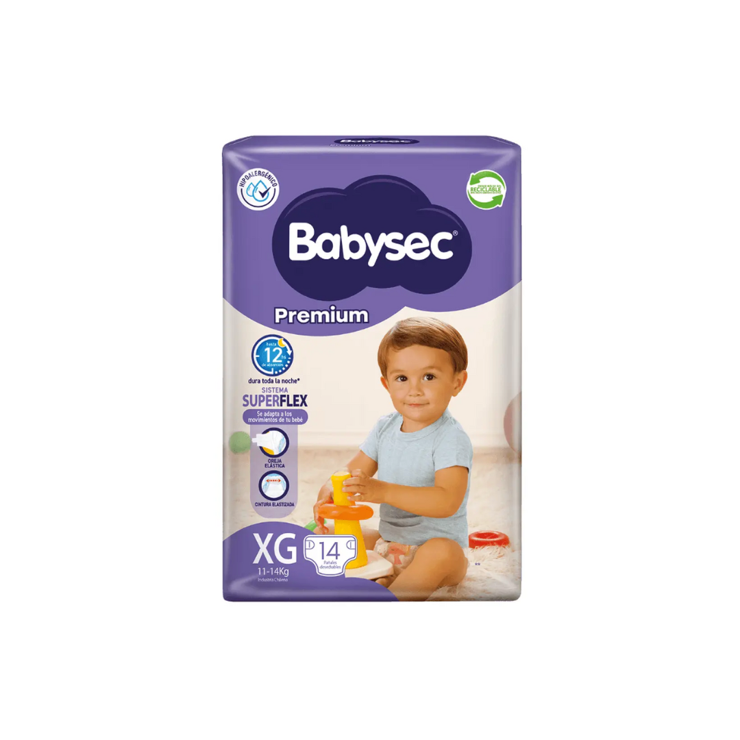 Pañales Babysec Premium